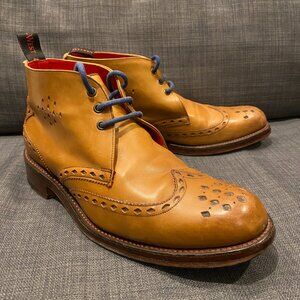 Jeffery-West Hannibal Ankle Boots Wingtip Brogue England Mens 9